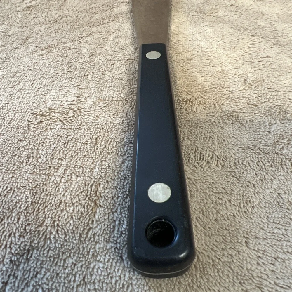 Vintage Flint Vanadium Stainless Icing Spreader Spatula Black Handle ECKO‎ USA